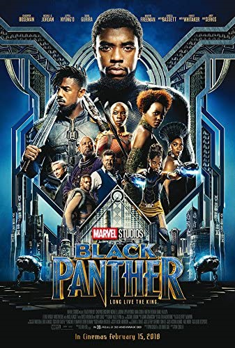 A poster for the movie Black Panther.