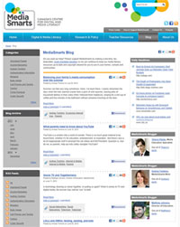 Mediasmarts Blog screenshot
