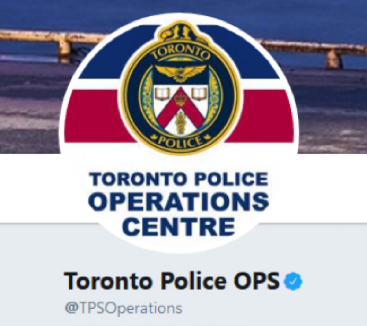 Toronto Police OPS Twitter Account