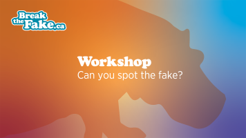 Break the Fake Workshop