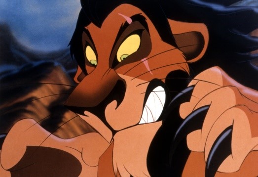 Scar in the Lion King