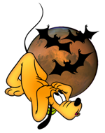 Pluto with bats