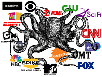 octopus of media logos