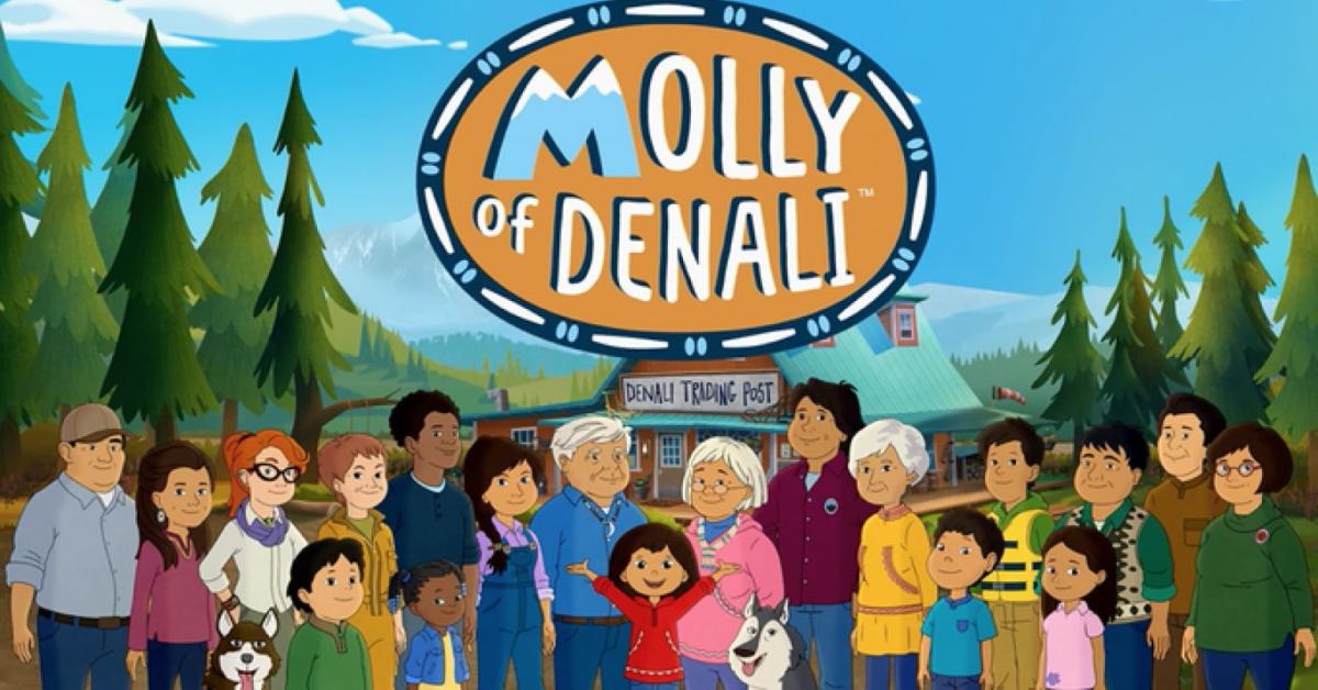 A promotional image for the series Molly of Denali.