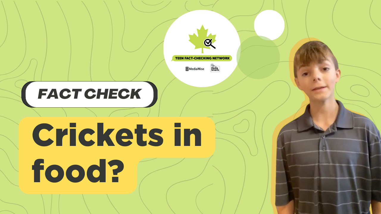 Teen Fact-Checking Network video: Crickets in food?