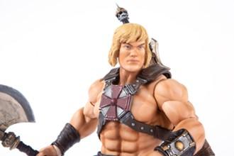 A recent "He-Man" action figure, showing the character's exaggerated muscles.
