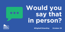 Would you say that in person?