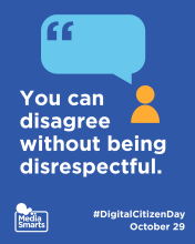 You can disagree without being disrespectful.