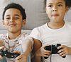 Image of children playing a video game