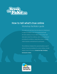 Break the Fake Workshop facilitator guide